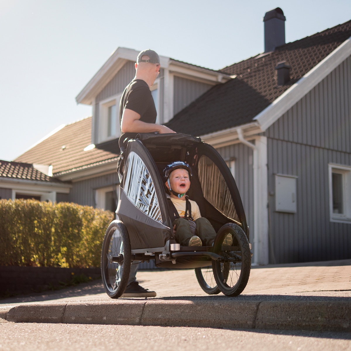 Pyörävaunu Evobike Yxlan Lajittele / harmaa